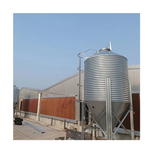 New Hot Dip mạ kẽm thức ăn lưu trữ Silo bin cho gia cầm trang trại ISO9001 chứng nhận 1 năm bảo hành - Product Image 5