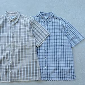 Chemise à carreaux décontractée classique à manches courtes pour homme, coupe ample et carrée, 100 % coton flanelle, style vintage, avec logo personnalisé - Product Image 1