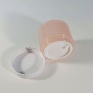 Tarro Cosmético de Lujo Blanco Esmerilado de 100g con Tapa de Rosca de Plástico para Crema de Cuidado de la Piel, Lápiz Labial, Pestañas Postizas, Polvo Suelto - Product Image 4