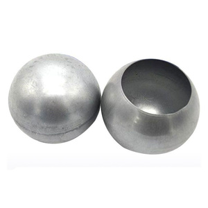 Bola de acero al carbono de 80mm Esferas huecas de acero del hemisferio medio de acero para esgrima Enrejado y puertas - Product Image 3