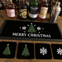 Tapis de bar personnalisé avec logo imprimé, en non-tissé, PVC lavable, durable, avec dos en caoutchouc, pour les fêtes et les rassemblements, accessoires de bar, vente en gros
