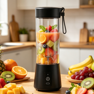 Mixeur portable rechargeable USB personnalisé OEM, presse-agrumes, mixeur à smoothies, puissant broyeur de glace pour le camping et la pêche en plein air - Product Image 2