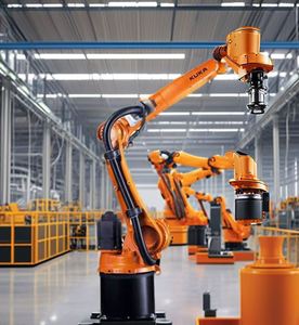 Bras de robot industriel à 6 axes KR 10 R1420 |   Boîte de vitesses PLC |   Solution de palettisation haute vitesse avec une répétabilité de 0,05 mm |   24/7 - Product Image 6
