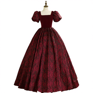 Gaun Malam Satin Mewah Gaya Prancis Motif Mawar untuk Pengantin Musim Panas, Cepat Kering, Model Terbaru 2025 untuk Wanita - Product Image 1