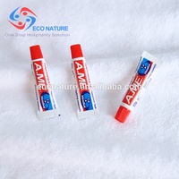 Dentifrice d'hôtel 5 grammes, écologique, biodégradable, à l'essence d'herbes, logo personnalisable