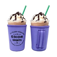 Kaffeebecher-Hülle mit individuellem Logo, Hochzeits-Becherhalter für Kaffee, Neopren-Becherhülle, Becherüberzug, Coozy, Stubby Cooler mit Griff