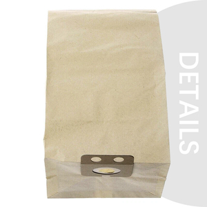 Bolsa de Polvo Marrón Original 82367810 <span class=keywords><strong>para</strong></span> <span class=keywords><strong>Aspiradora</strong></span> Manual/Solar <span class=keywords><strong>Nilfisk</strong></span> Alto VP300, Filtro de Papel <span class=keywords><strong>para</strong></span> Uso Doméstico - Product Image 2