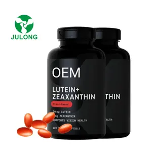 Private Custom Vegan Lutein And Zeaxanthin with Organic Coconut Oil Lutein Capsule Supports Vision & Eye Health