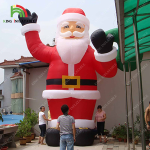 Père noël géant <span class=keywords><strong>gonflable</strong></span> décorations de noël rétro pour cour/publicité extérieure/décoration de maison - Product Image 1