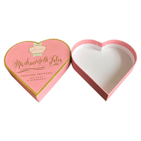 Caja de chocolate de corazón de Navidad personalizada con Manejo de Impresión de revestimiento UV de laminación mate en relieve