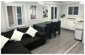 Casa Container Prefabbricata Pieghevole Portatile da 20 Piedi con <span class=keywords><strong>Balcone</strong></span> e Tettoia - Product Image 2