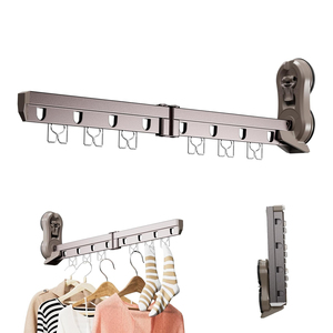 Clothes Drying <b>Rack</b> with Suction Cup Portable Drying <b>Rack</b>, Laundry Clothes Hanger Collapsible Clothing <b>Racks</b> for RV Dorm Travel - Product Image 1