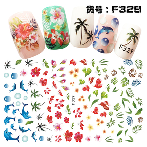 Promocional hermosa <span class=keywords><strong>flor</strong></span> de alta calidad DIY gel de esmalte de uñas de arte pegatinas de calcomanías - Product Image 6