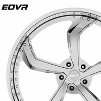 Rines EVOR Forjados Personalizados de 2 Piezas, Cóncavos Profundos, PCD 6X139.7 5x120 5x130, 16 19 20 24 26 Pulgadas para Autos de Pasajeros