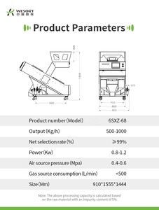 Cà phê Màu Đậu Sorter Quang Selector Máy Ca Cao Đậu Phân Loại Máy - Product Image 2