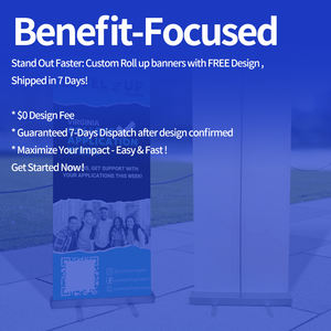 Set spanduk gulung Promosi 50 buah Kit dengan dudukan aluminium desain kustom spanduk yang dapat ditarik - Product Image 6