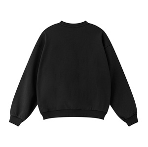 Haute qualité 360GSM tissu éponge <span class=keywords><strong>français</strong></span> sweat à col rond 100% coton Logo personnalisé surdimensionné longue vente en gros blanc pour l'hiver - Product Image 6