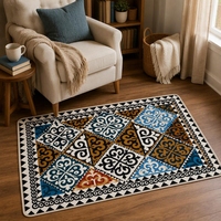 Tapis en polyester haut de gamme à motifs persans originaux, antidérapants, pour usage domestique, personnalisables pour les salons, les chambres, les hôtels, les bureaux