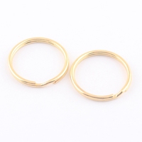 20mm Gold Metall runder geteilter Schlüssel ring für leeren Schlüssel bund
