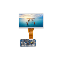 ZKDISPLAY Layar Sentuh LCD TFT TN 7 Inci 800x480 1500 Nits, Kecerahan Tinggi, Dapat Dibaca di Bawah Sinar Matahari, 50PIN RGB, Tahan Suhu Tinggi