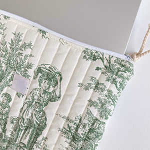 कस्टम आकार के लोगो सौंदर्य मुद्रित कपास पेड्स जिपर एदर लैपटॉप टैबलेट सुरक्षा आस्तीन पाउच केस बैग - Product Image 2