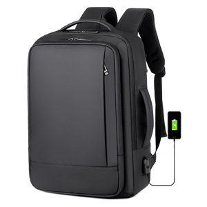 Sac à dos d'étudiant pour hommes, avec port de charge USB, sac d'extension étanche pour ordinateur, doublure en polyester, transfrontalier - Product Image 2