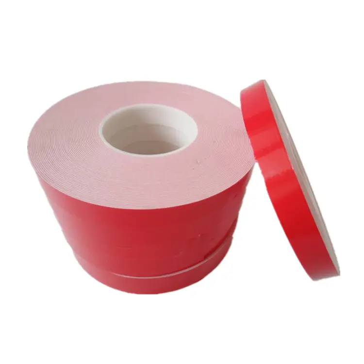 Dubbelzijdig Pe Foam Tape Waterdichte Sterke Zelfklevende Rode Film Foam Tape