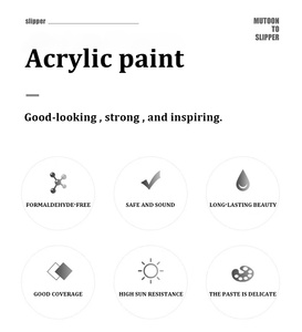 Pinturas acrílicas de gran capacidad, pinturas acrílicas de buena calidad <span class=keywords><strong>para</strong></span> DIY, zapatos, <span class=keywords><strong>ropa</strong></span>, <span class=keywords><strong>pintura</strong></span> de pared de madera, 500 ml, gran oferta - Product Image 2