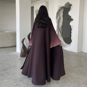 Árabe Abaya mujeres vestido Kimono plisado manga acampanada ropa islámica alta calidad elegante Dubai Abaya Cardigan Kaftans - Product Image 2