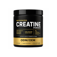 Créatine en poudre premium micronisée, créatine monohydrate, stimulant de masse musculaire, entraînement, marque personnalisée, achat en gros