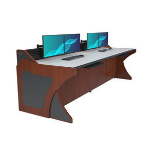 Console de salle de contrôle, <span class=keywords><strong>centre</strong></span> de commande, bureau de console, conception de système de vidéosurveillance, surveillance de réponse aux urgences 24h/24 et 7j/7, métal durable, <span class=keywords><strong>sécurité</strong></span> - Product Image 1