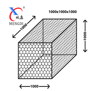 Nhà Máy Giá PVC tráng mạ kẽm 2x1x1 3x1x1 <span class=keywords><strong>4x1x1</strong></span> lục giác dây lưới gabion hộp - Product Image 2