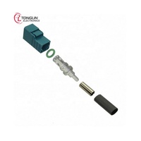 Service de kit complet 3FA1-NZSJ-C01E0 Boîtier de connecteur pour contacts femelles SMB Fakra 3FA1NZSJC01E0 Bleu eau