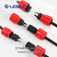 Conector Subacuático Compatible con SubConn de 2 Pines, 10A 600V IP69K, Chapado en Oro, para Cable Marino, Conector Circular Hermético
