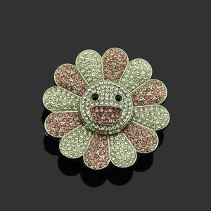 Colgante de flor multicolor exquisito y personalizado, accesorios llamativos y modernos, colgante de moda para funda de teléfono, joyería al por mayor - Product Image 2
