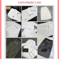 Ensemble de serviettes en microfibre douce 4 pièces avec logo personnalisé professionnel serviettes de salon de spa tissées de couleur unie pour usage domestique