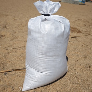 Bolsa Tejida de PP Blanca de 25-100 kg, Ecológica, de Grado Alimenticio, con Asa Termosellada, Resistente, para <span class=keywords><strong>Semillas</strong></span> de Vegetales de 50 kg - Product Image 1