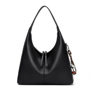 Nouveau design 2026 – Sac fourre-tout en cuir pleine fleur pour femme, grande capacité, fermeture éclair - Product Image 2