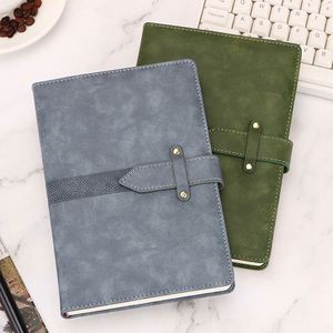 2025 Newly Factory Price Bulk Red Grey Printed Gift Stationery School PU Leather A5 Notebook Custom Logo Wholesale - Product Image 1