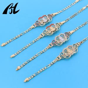 Женский позолоченный браслет с бабочкой, 18 карат, 14 карат - Product Image 2