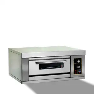 Commercial Industrial Bakery Microcomputer Control Deck Oven Pizza Bread 1 Deck 1 Tray Baking Oven