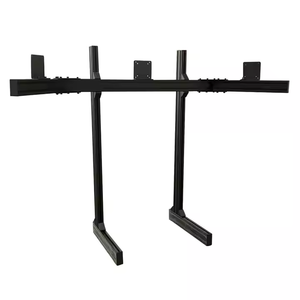 Supporto a schermo singolo con supporto a braccio triplo supporto a pavimento più schermi <span class=keywords><strong>TV</strong></span> appendiabiti per Monitor per simulatore di Sim Racing Cockpit - Product Image 5