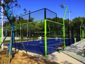 Fabbrica direttamente Paddle indoor outdoor Padel tennis facile da montare prezzo del campo da Paddle panoramico