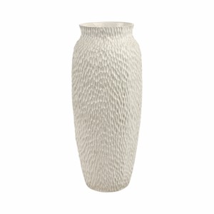 Vaso alto in ceramica testurizzata, moderno vaso decorativo per fiori, per soggiorno, camera da letto, decorazioni per la casa - Product Image 4