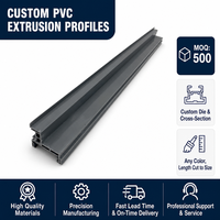 Profils en plastique de PVC de résistance de basse température de porte de chambre froide d'extrusion pour la réfrigération adaptée aux besoins du client