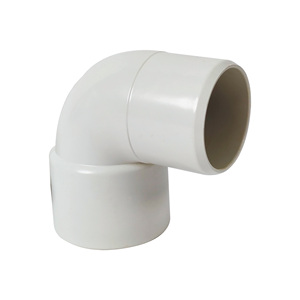 High Quality Pvc Plastic Bulkhead Fittings Connector Hose Pvc Pipe Fitting 90 Degree Elbow