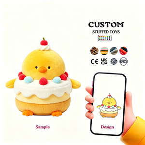 Juguetes de <span class=keywords><strong>Peluche</strong></span> Personalizados en Forma de Tarta de Huevo Amarilla, Hechos con <span class=keywords><strong>Tela</strong></span> Suave y Relleno de Algodón PP, Personalizamos Juguetes de <span class=keywords><strong>Peluche</strong></span> de Alta Calidad - Product Image 3