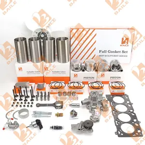 1DZ 2Z Engine Rebuild Kit With Gasket Kit Diesel Engine Piston Rings Cylinder Liners Valves Bearings Set For Toyota Overhaul Kit