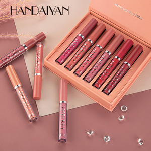 ชุดลิปสติกเนื้อเจลแมท 6 ชิ้น ปลอดสารพิษ กล่องของขวัญ ติดทนนาน เนื้อกำมะหยี่ ขายส่ง - Product Image 3