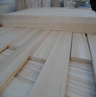 Vente en gros de bois de Paulownia dans le Shandong, Chine : planches de bois de Paulownia, lattes triangulaires à angle droit en bois de Paulownia